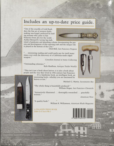 Knifemakers of Old San Francisco, Levine, Bernard R.